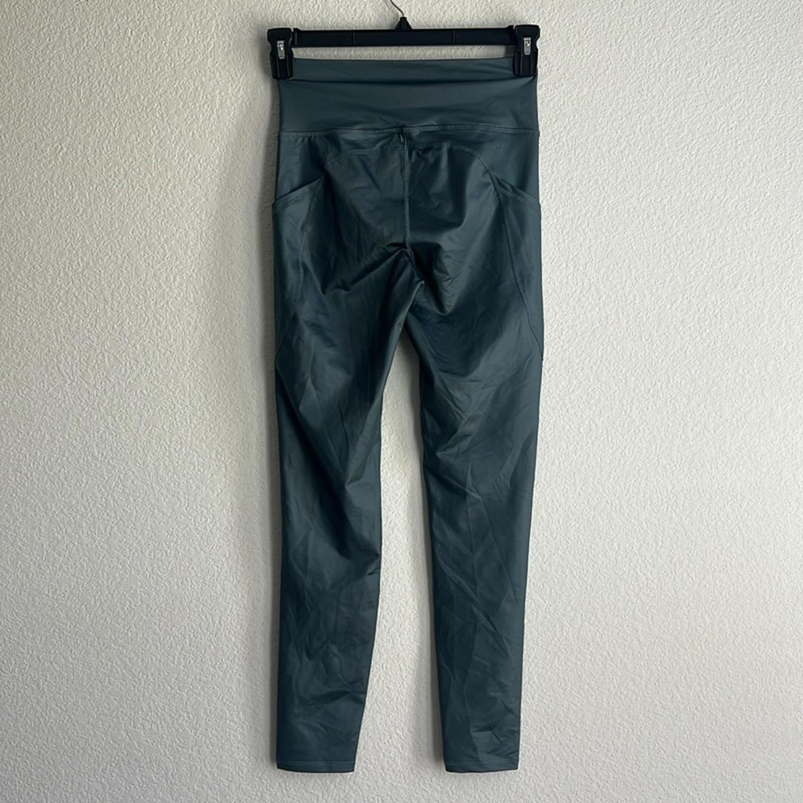 Lauren Ralph Lauren Coated Jersey Leggings, Size S NEW w/Tag $115