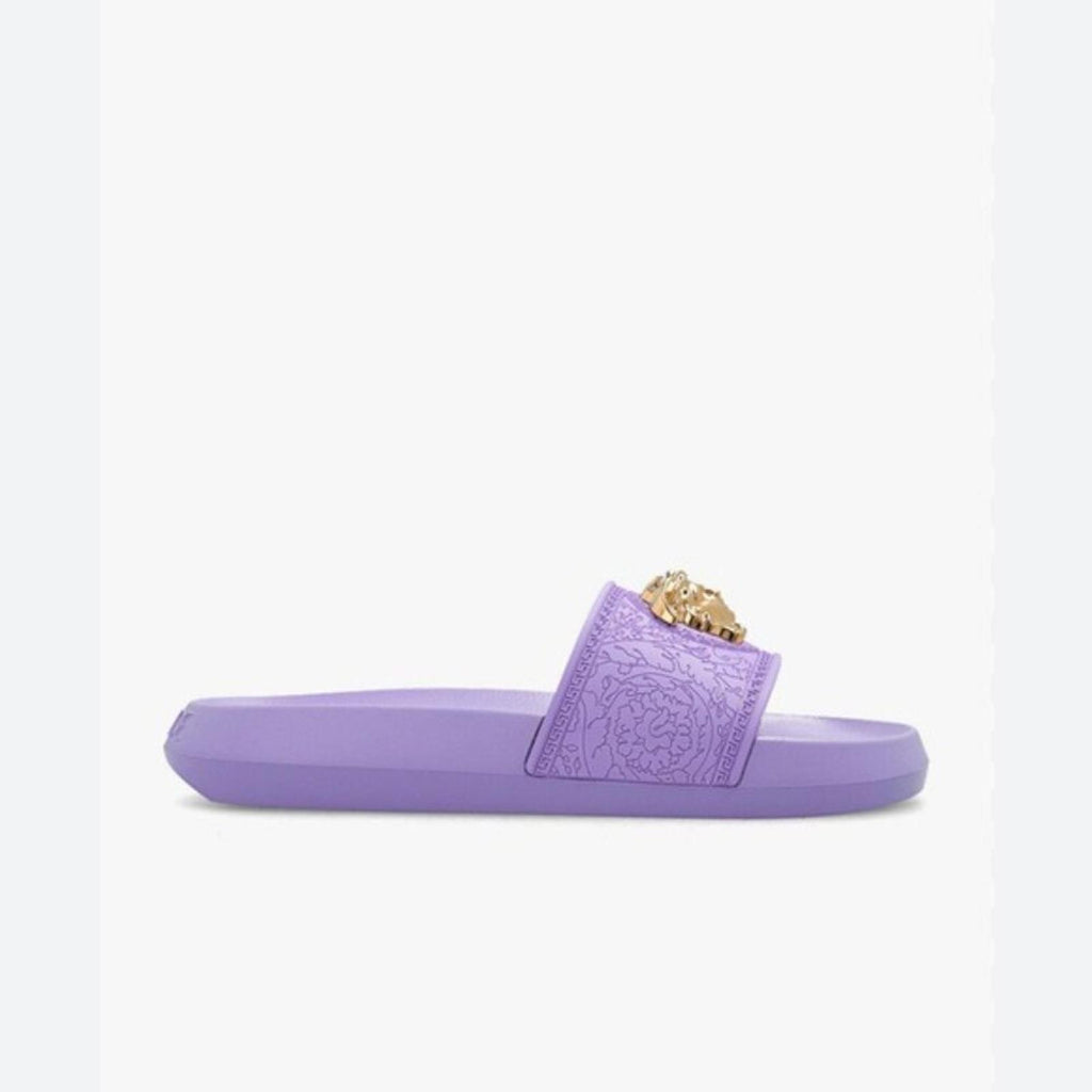 Versace Medusa Slide Sandals in Purple, Size EU36 New in Box