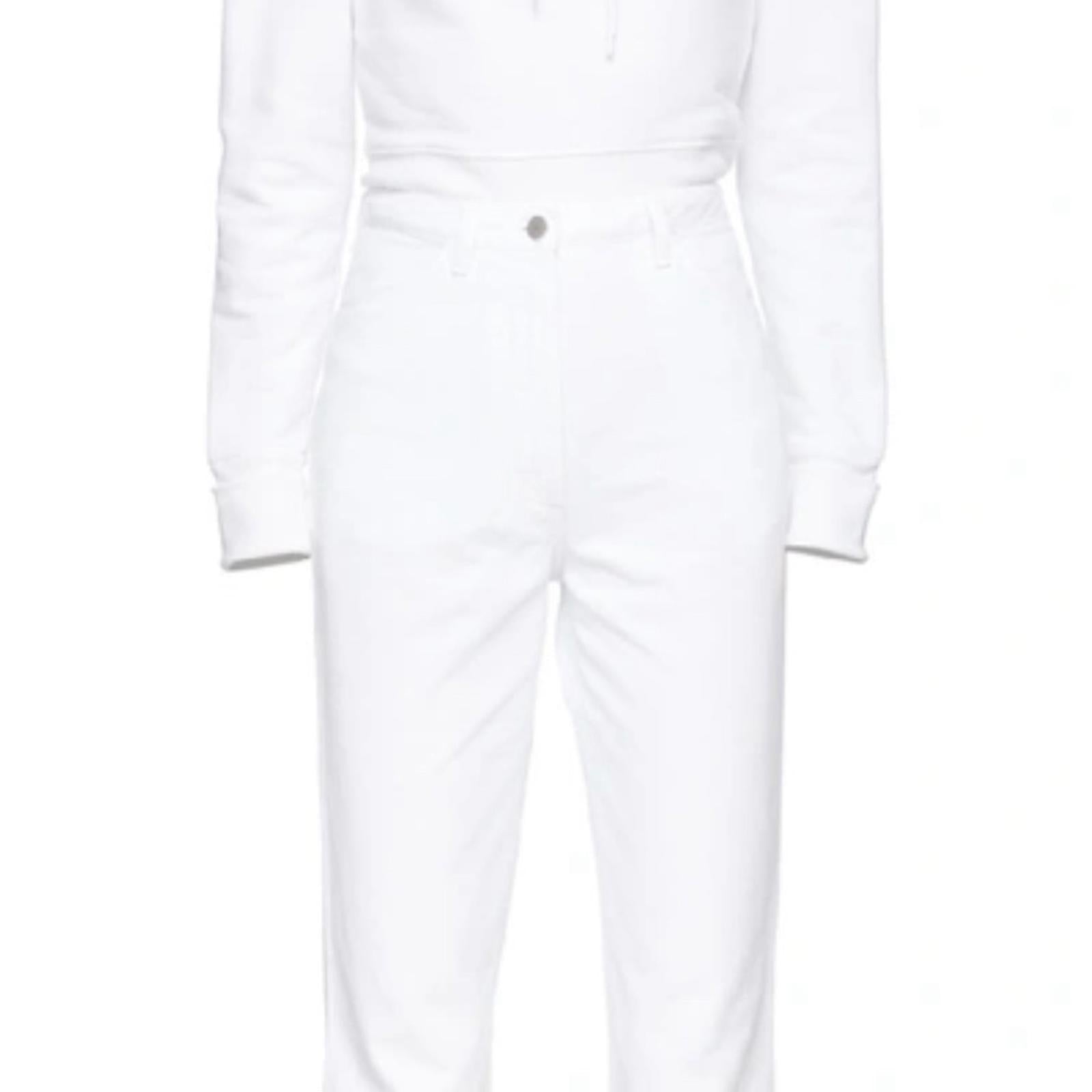 A_Plan_Application High Waist Bootcut Jeans Optical White, Size 26, NWT SOLD OUT