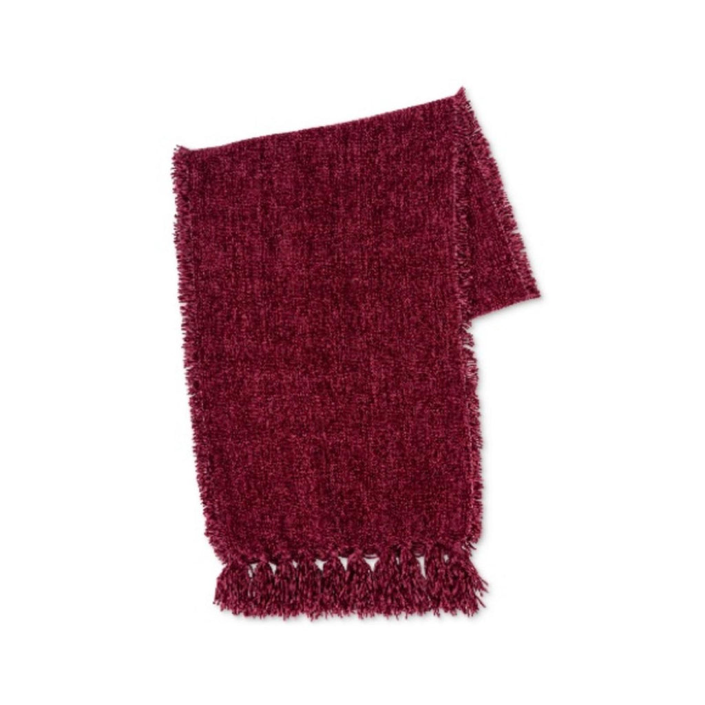 Charter Club Solid Chenille Scarf in Wine, One Size New w/Tag