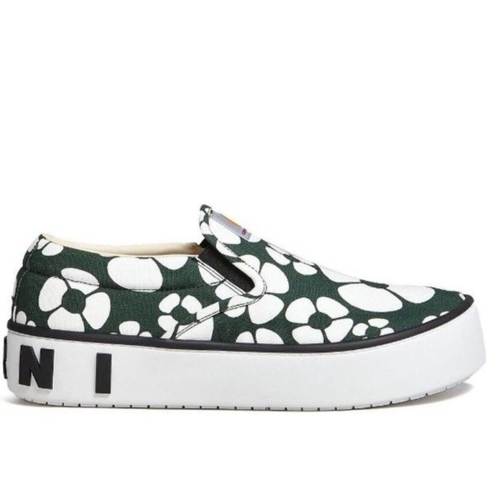 Marni x Carhartt WIP Slip-On Floral Low Cut Slip-On Sneakers Size 44 NEW $750