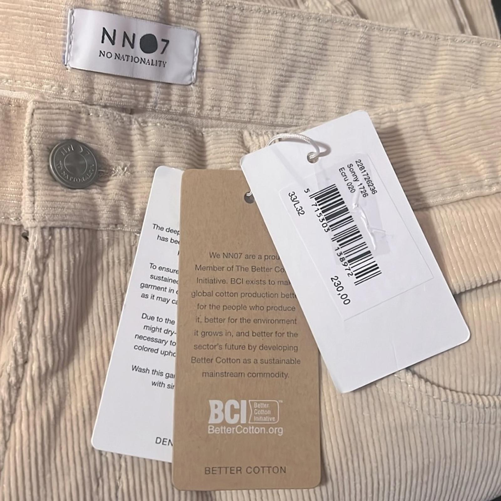 NN07 Sonny 1726 Corduroy Pigment Dyed Relaxed Fit Pants, NWT, Size 33/L32