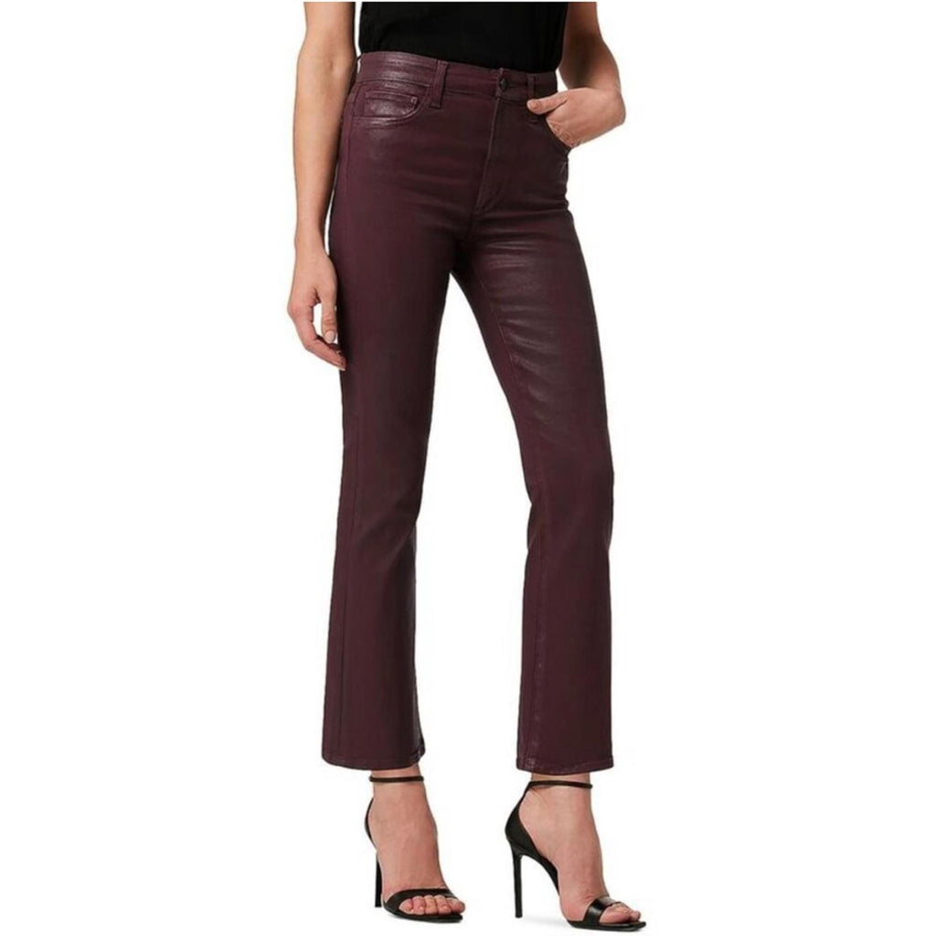 Joe’s Jeans The Callie Red Coated High-Rise Bootcut Jeans, Size 26 NEW $198