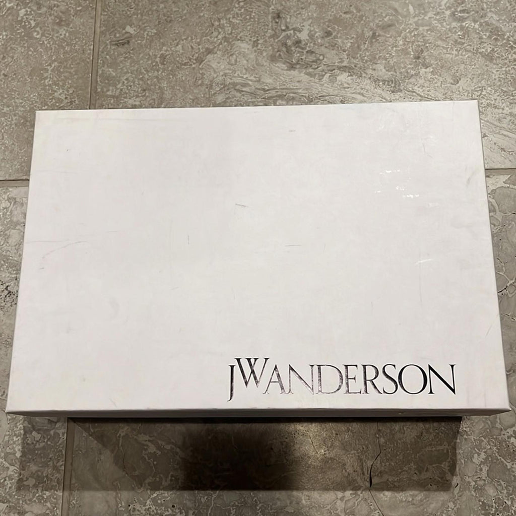 JW Anderson Anchor Logo Loafers in Black Leather Size 42 New in Box w/Dust Bag