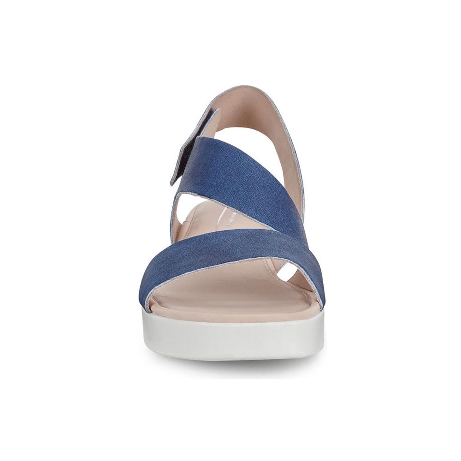 ECCO Touch Sandal Indigo Leather, Size EU 41 | US 10-10.5 New in Box Retail $150