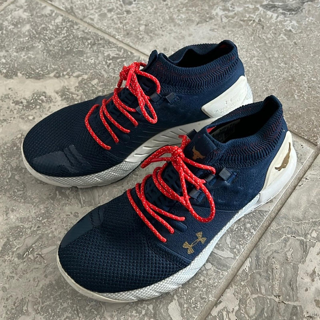 Under Armour Project Rock 2 Navy/Grey Sneakers Size US 6 , EU 36.5 EXCELLENT!