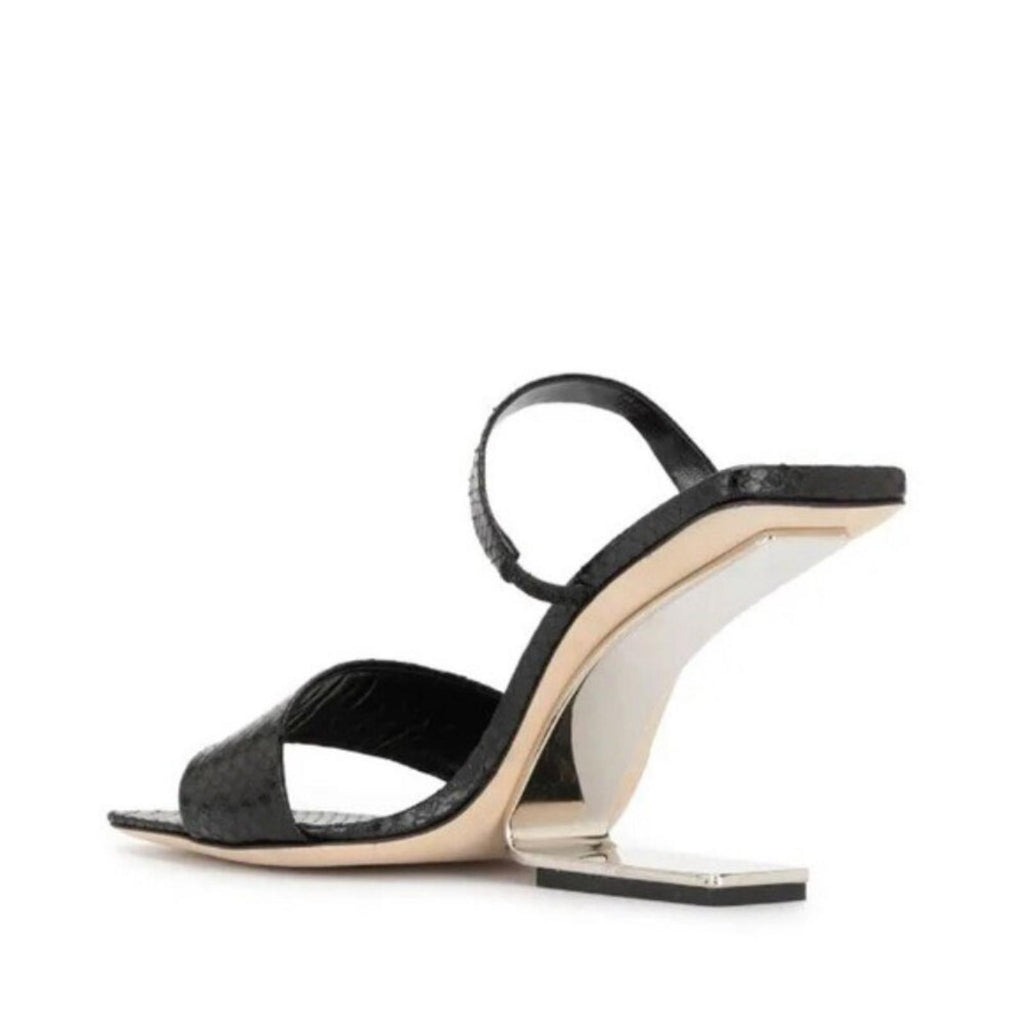 Cult Gaia x Revolve BLACK Rene Cut-Out Heel Sandals, EU39 NEW +DustBag