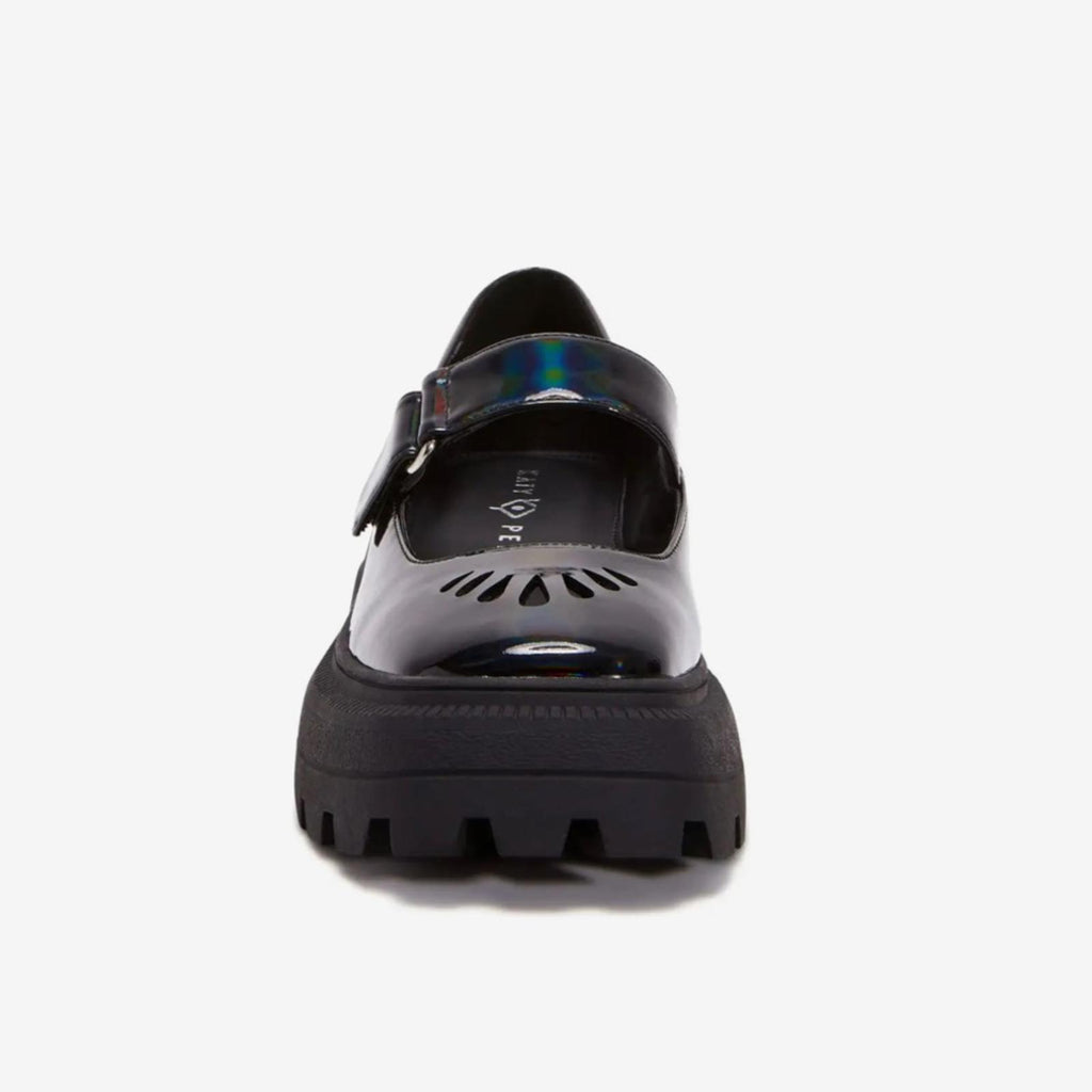 NWT Katy Perry The Geli Combat Mary Jane Shoes, Black, Size 7.5/37.5 New in Box
