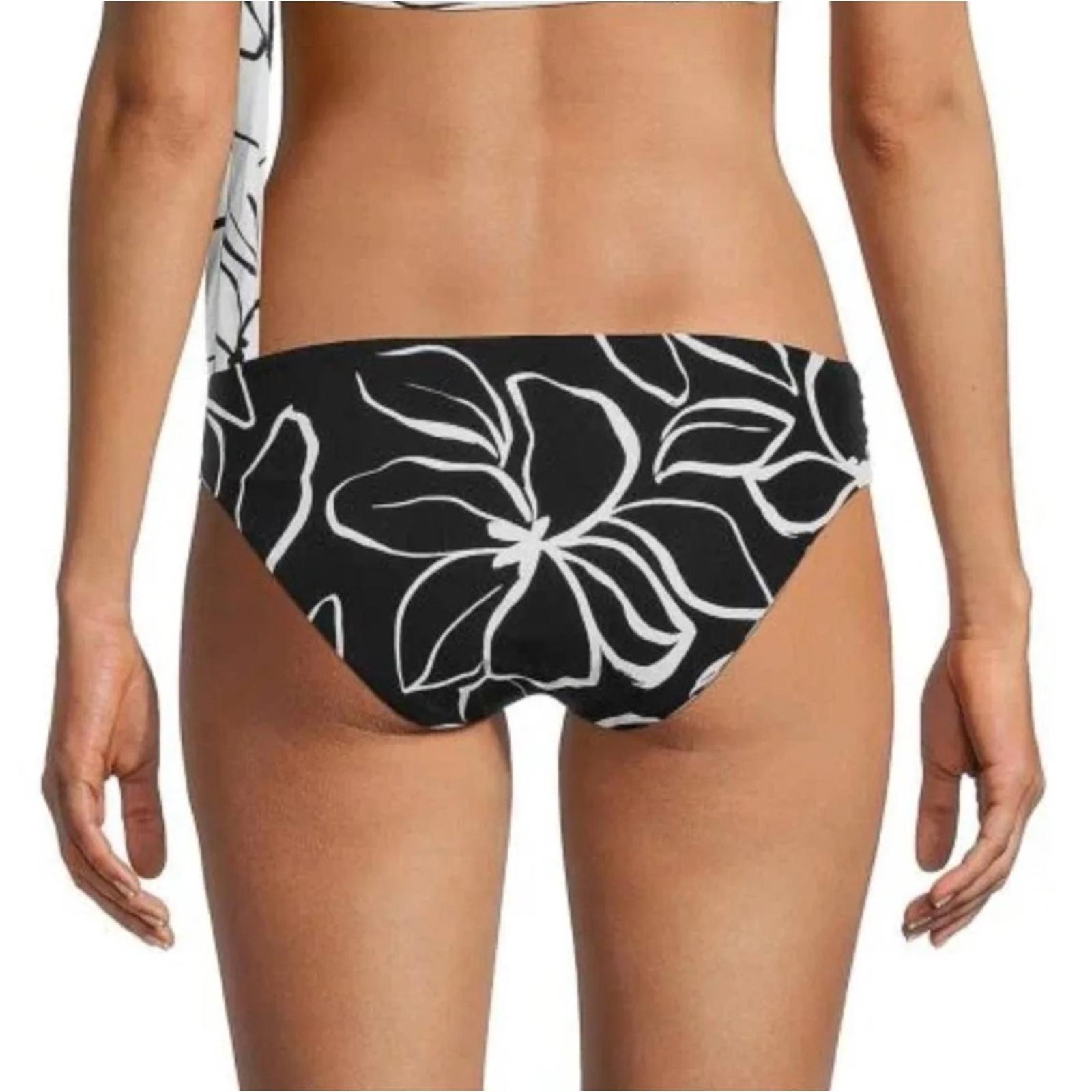 La Blanca Moonlit Reversible Sash Tab Bikini Swim Bottom Size 14 NWT