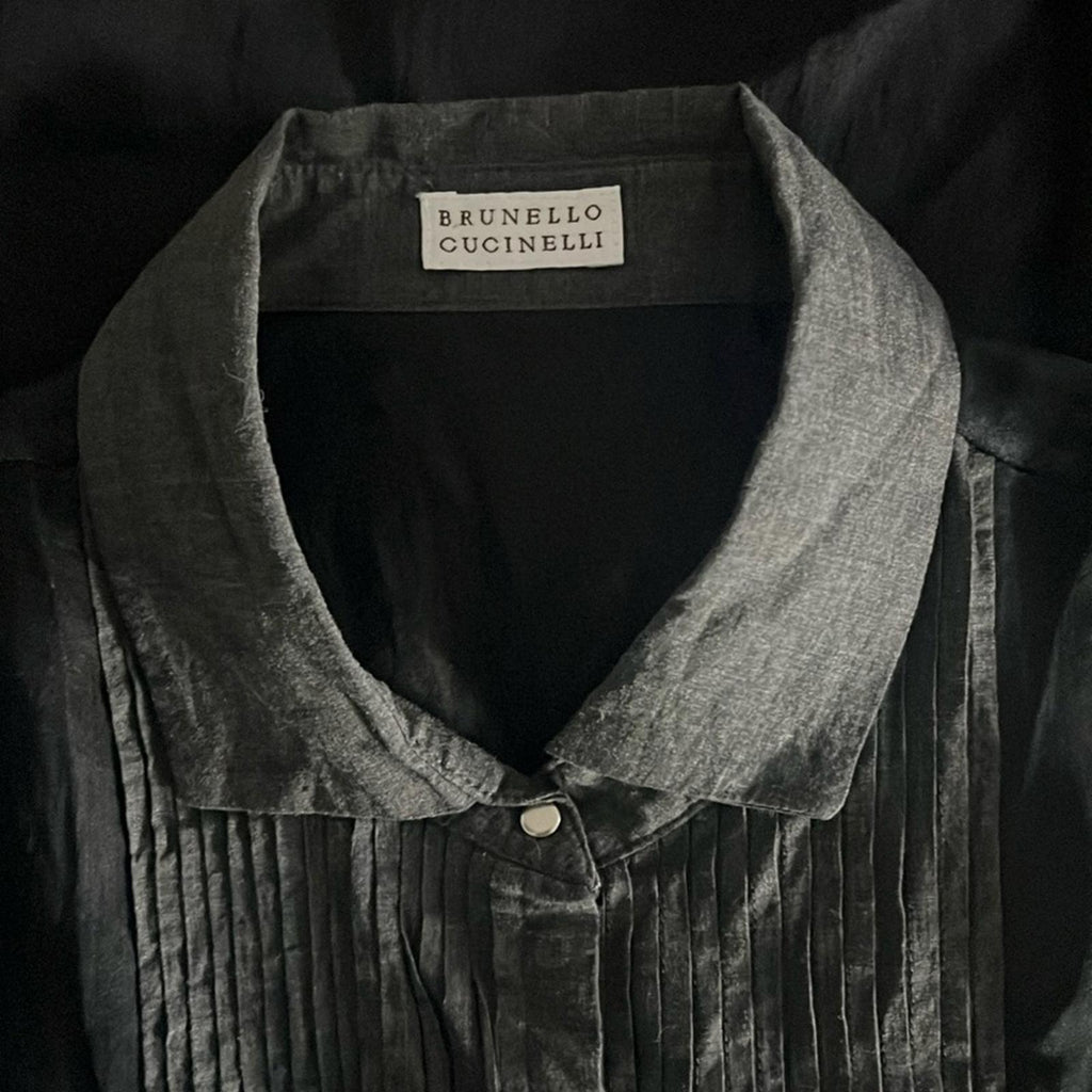 Brunello Cucinelli Sleeveless Black Top, Size M EXCELLENT! $1,180