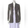 Rebecca Taylor Peplum Wool Fringe Cardigan, Size M, Retail $325