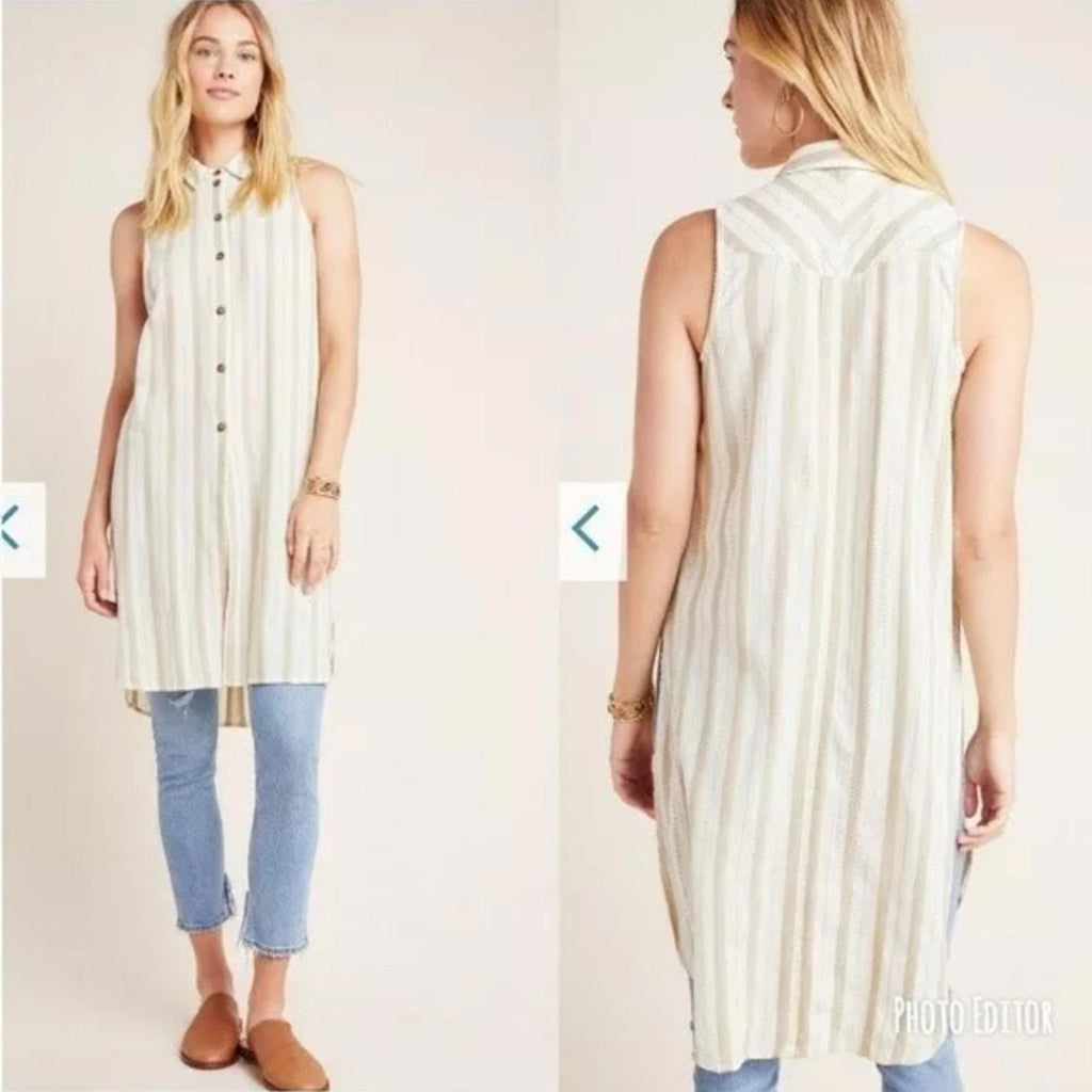 Anthropologie Delphine Textured Tunic Dress, NWT, Size XS