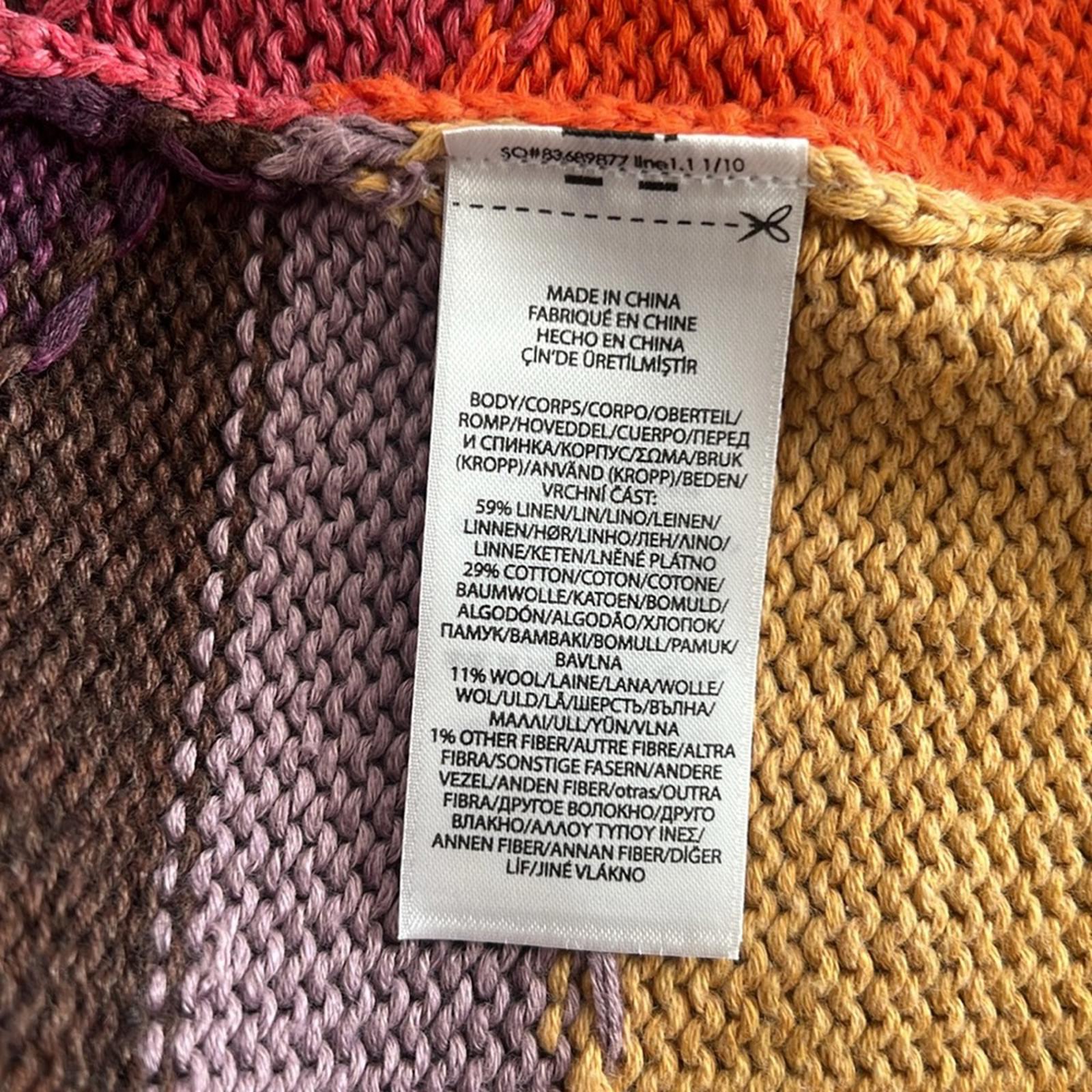 Polo by Ralph Lauren Geo-Motif Shawl Linen-Blend Cardigan Size XL New w/Tag $998