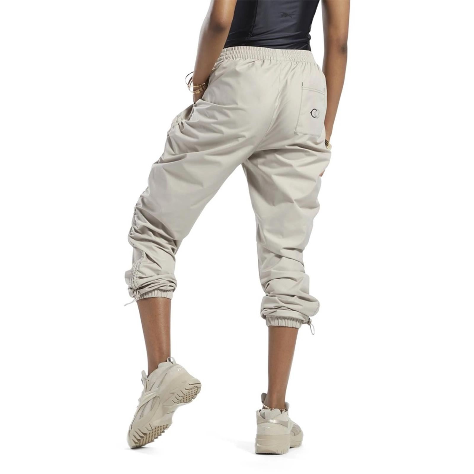 Reebok x Cardi B. Modern Beige Straight-Leg Pants, Plus Size 2X New w/Tag