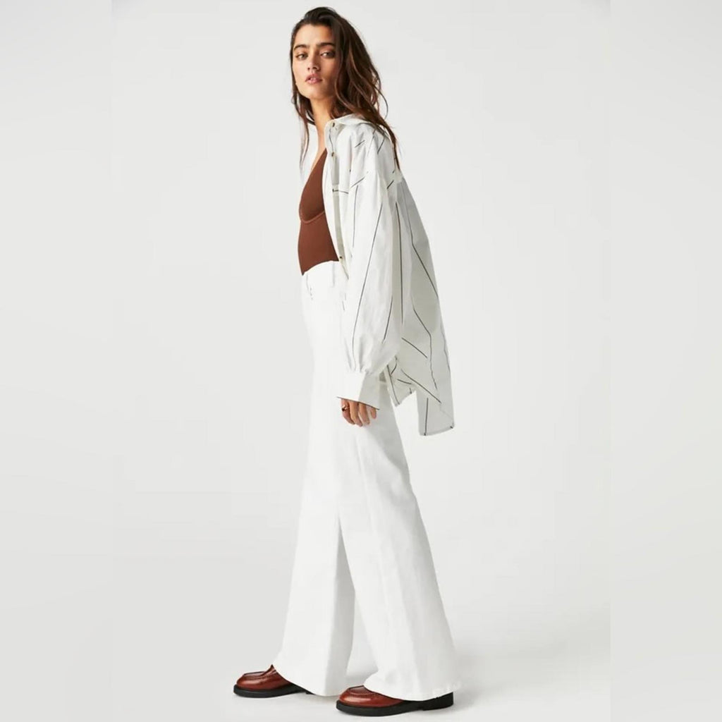 MOTHER The Hustler Roller Skimp White Jeans, Size 27 New w/Tag SOLD OUT