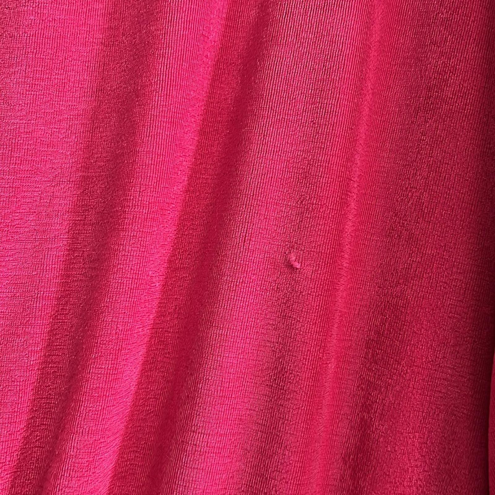 Alexia Admor Fern Puff Sleeve Ruched Drape Sheath Dress in Pink, Size XL NWT