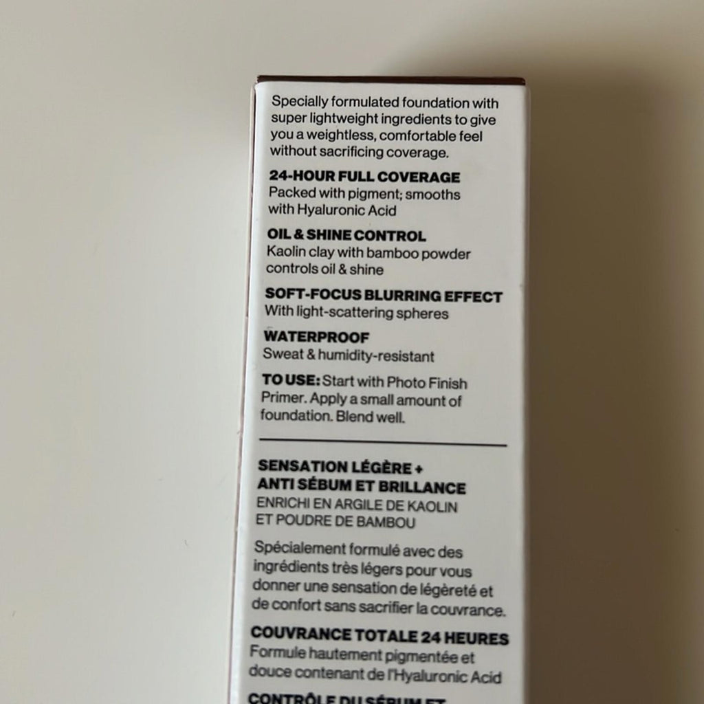 Smashbox Studio  (4.2 Dark Neutral) Skin Full Coverage 24Hr Foundation NEW