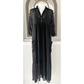 NEW Love Stitch Black Maxi Dress w/Pockets, Size M New w/Tag
