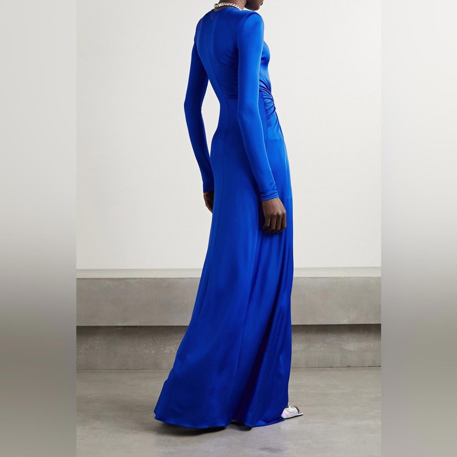 Et Ochs Katherine Gathered Column Cut-Out Gown Dress Size 8 New w/Tag $1,795