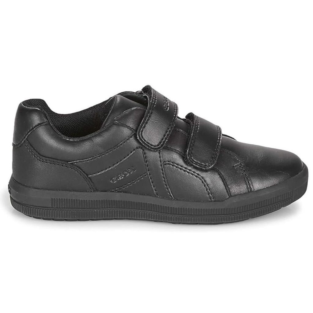Geox Boys' J Arzach Boy G Trainers in Black, Size 3.5, NEW in Box