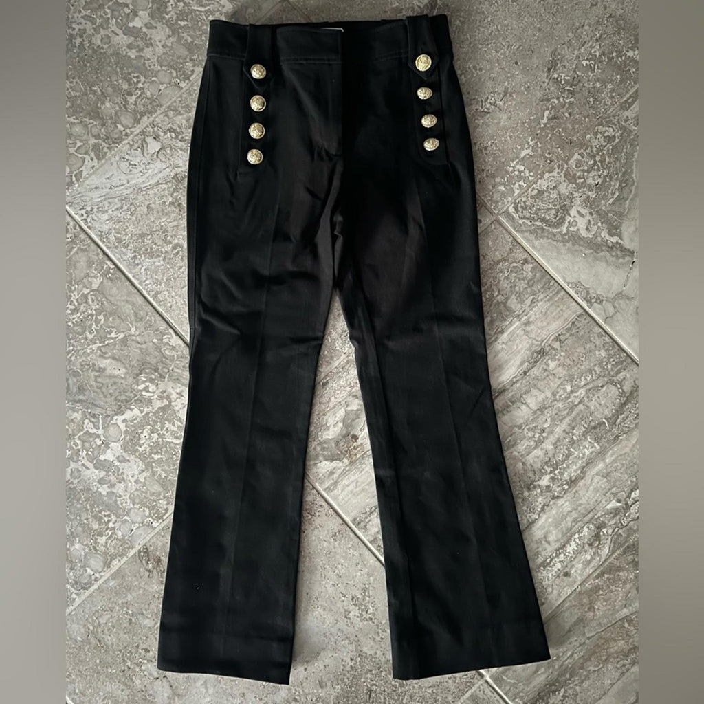 Derek Lam 10 Crosby Robertson High Waisted Crop Flare Pants, Size 4 New w/Tag