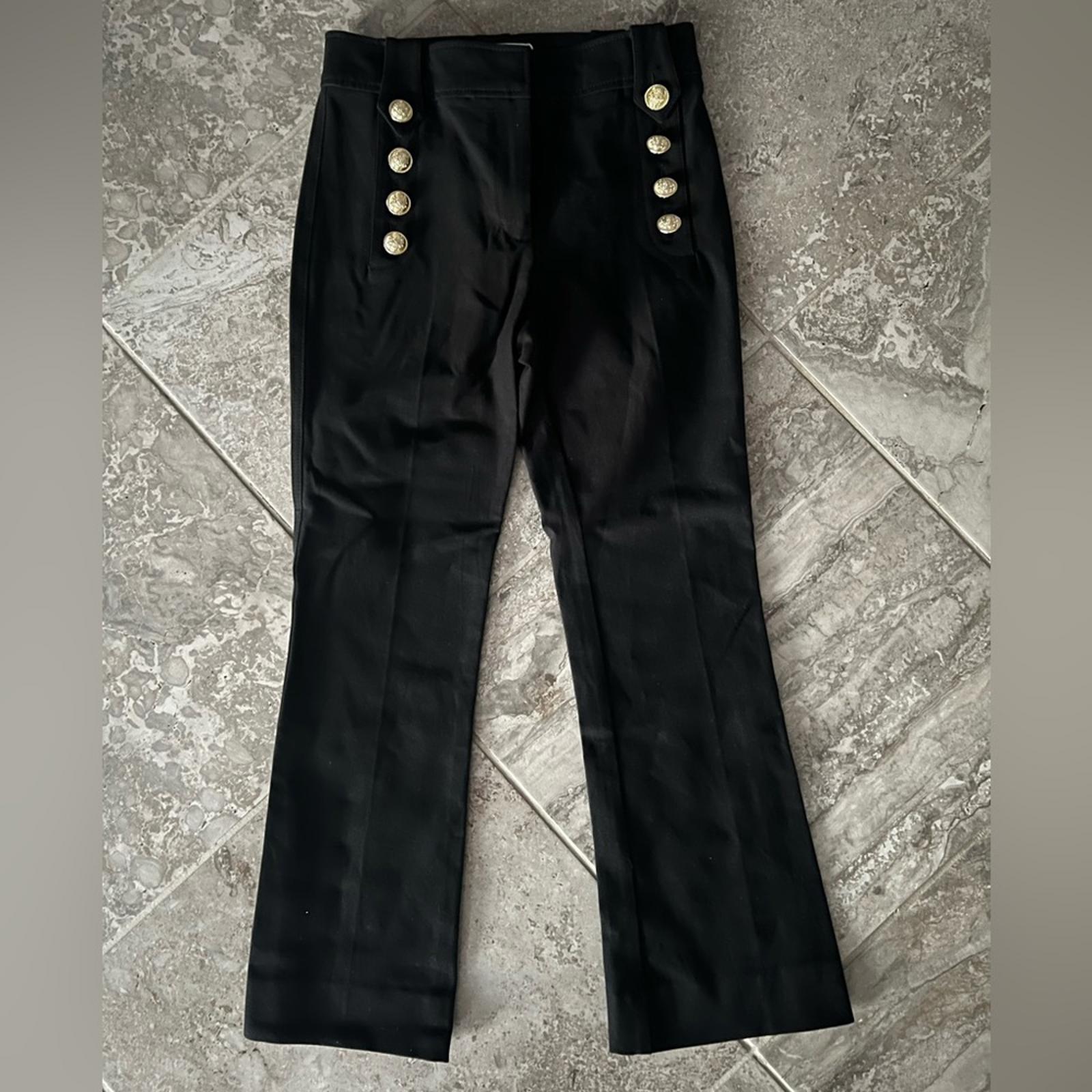 Derek Lam 10 Crosby Robertson High Waisted Crop Flare Pants, Size 4 New w/Tag