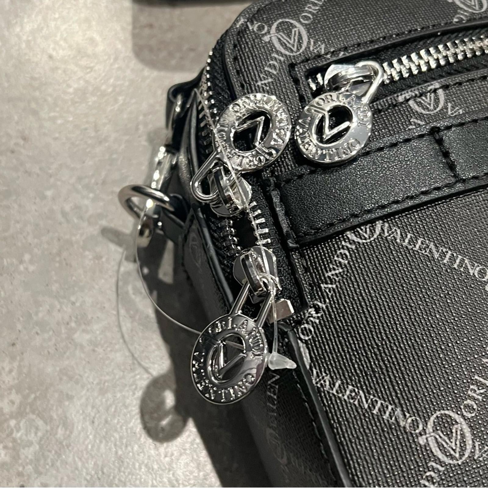 NWT Valentino Orlandi Camera Bag, Black, Style #V-3007 New w/Tag