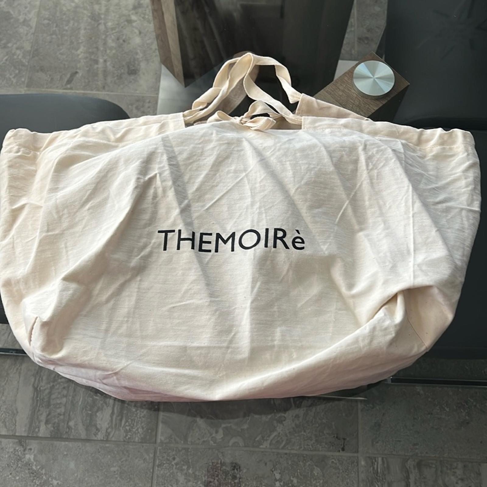 Themoirè Kore Burgundy Vegan Nappa Quilted Tote with Pouch & Dust Bag