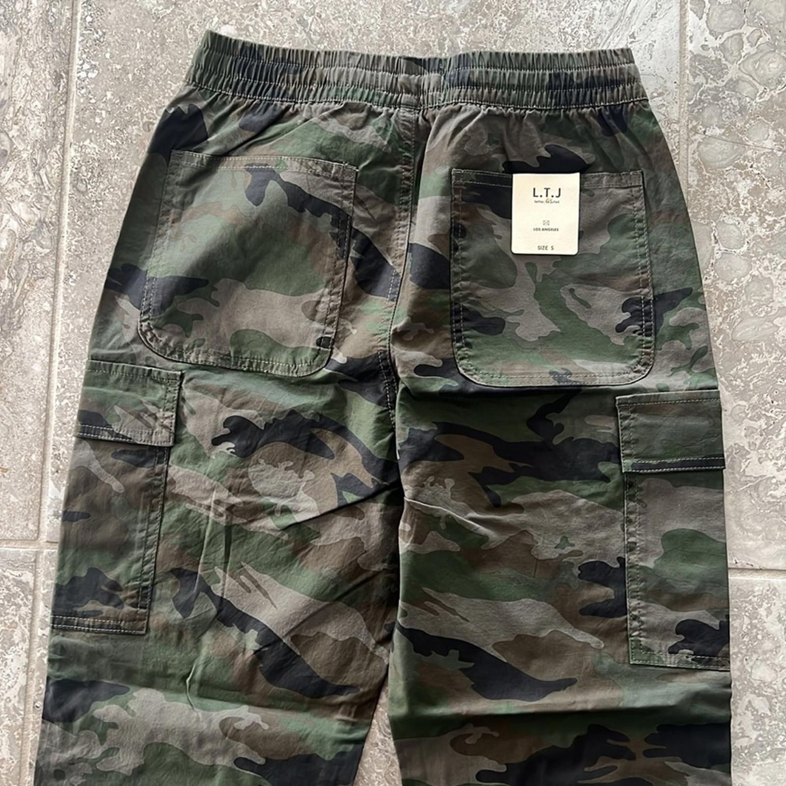 L.T.J Letter to Juliet Cargo Joggers in Camo, Size S New w/Tag