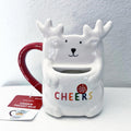 HOLIDAY Cookie Pocket “CHEERS” Mug , New with Tag