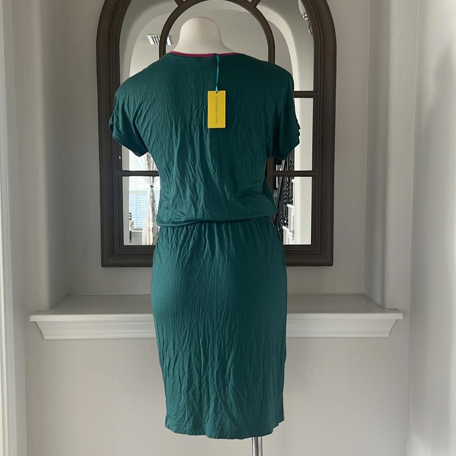 Catherine Andre Botanik Dress, Green Size S New w/Tag