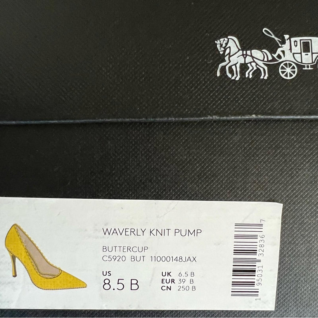 Coach Waverly Knit Buttercup Pumps, Size 8.5, New in Box (SOLD OUT)