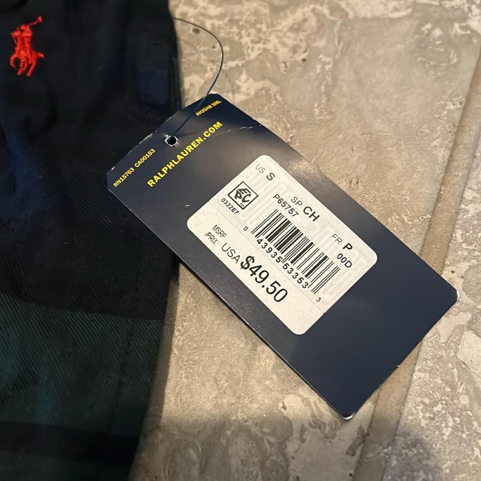 Polo Ralph Lauren Lounge Pants Flannel Sleepwear in Blue Green, Size S New w/Tag