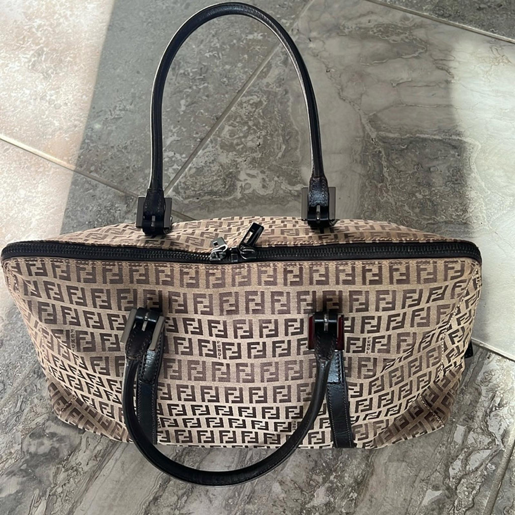 Fendi Zucchino Canvas tote bag EXCELLENT!