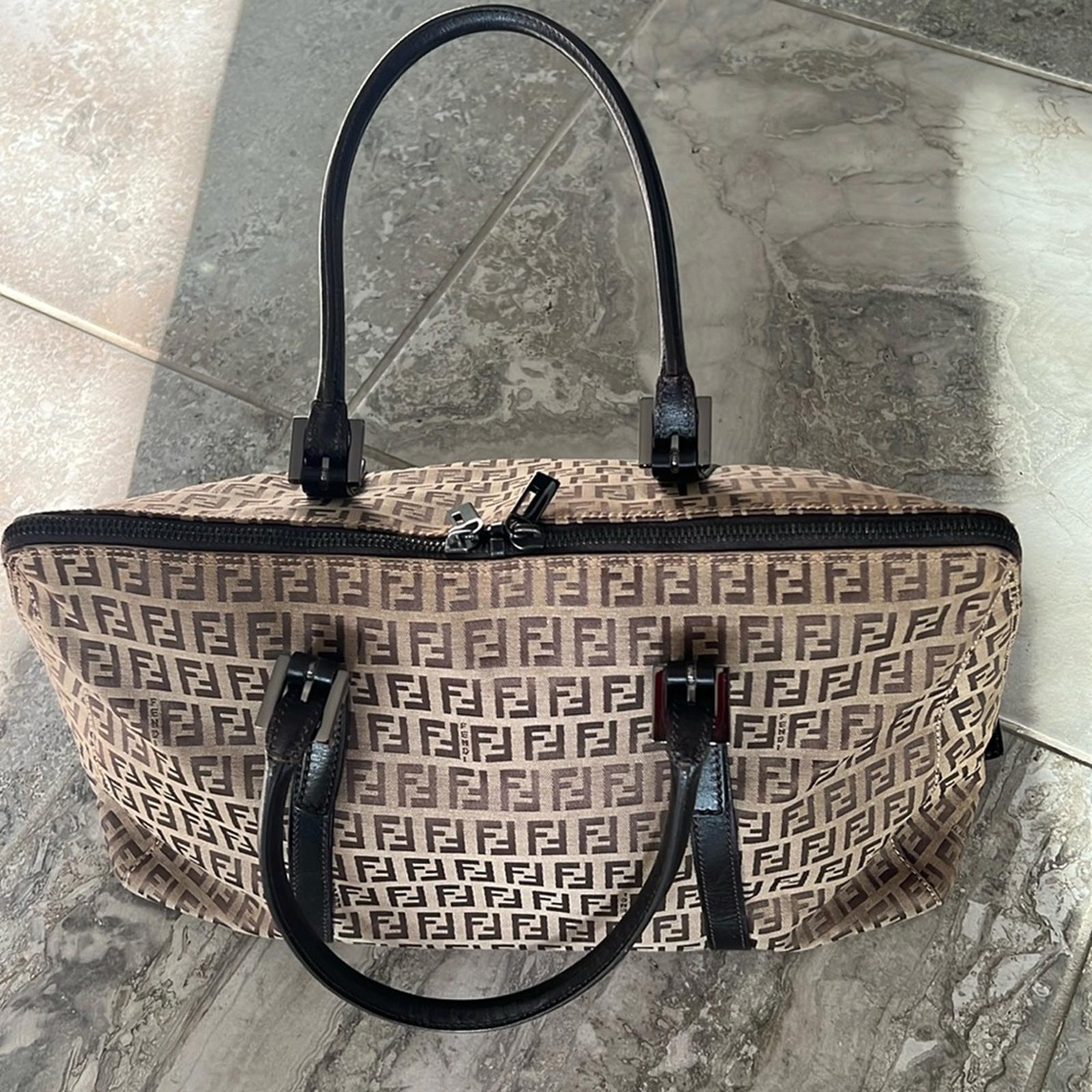 Fendi Zucchino Canvas tote bag EXCELLENT!