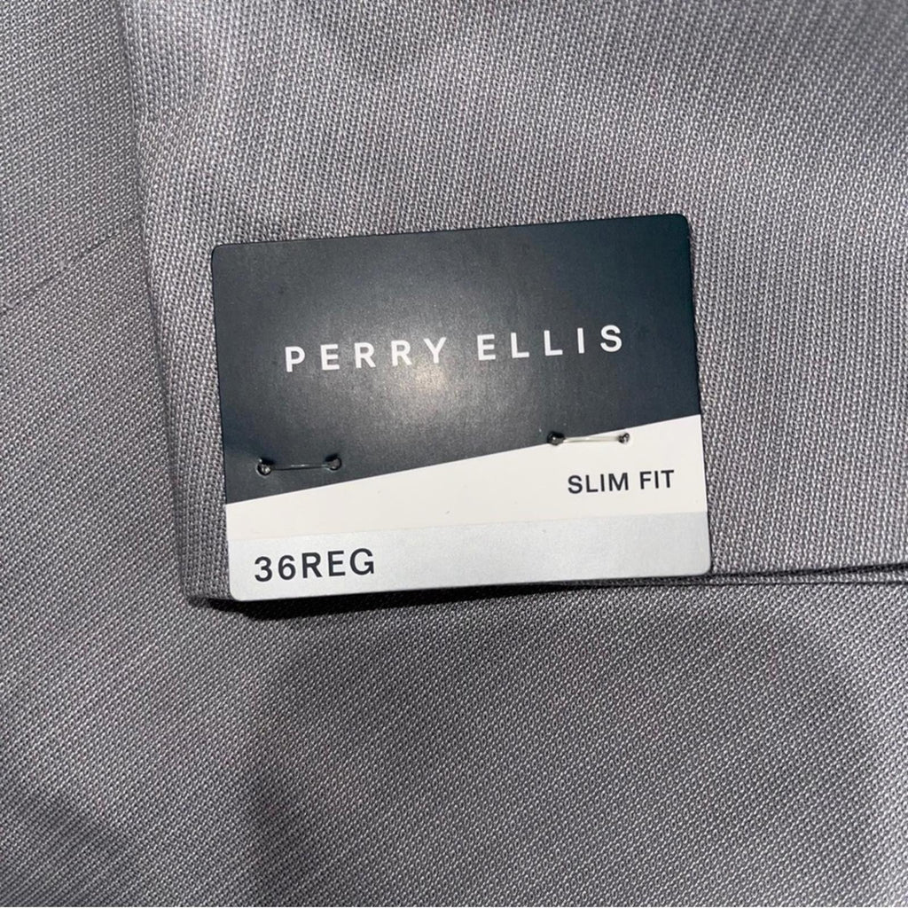 Perry Ellis Premium Men’s Alloy Slim Fit Stretch Tech Suit, Size 36 R NWT $225