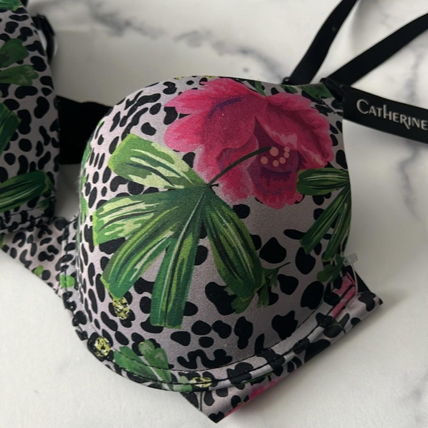 Catherine Malandrino Push Up Bra, Size 34C, Style BR3-CM045 New w/Tag Retail $48