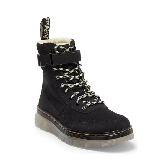 Dr Martens Combs Tech Lug Sole Boot (Unisex), Black Size UK9 US 11 New w/o Box