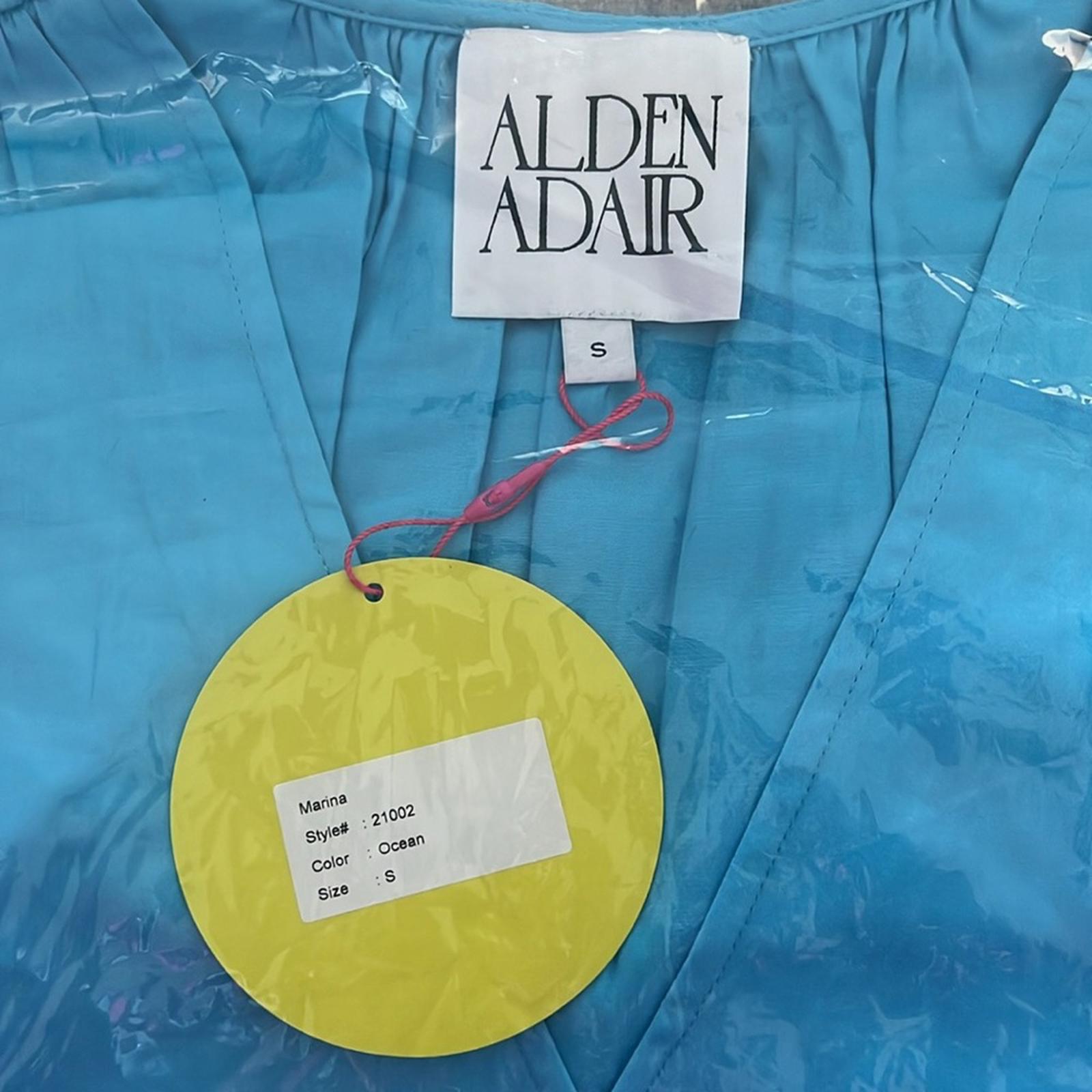 Alden Adair BLUE Marina Tank in Ocean, Size S New w/Tag in Packaging