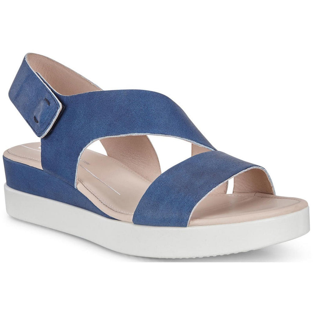 ECCO Touch Sandal Indigo Leather, Size EU 41 | US 10-10.5 New in Box Retail $150