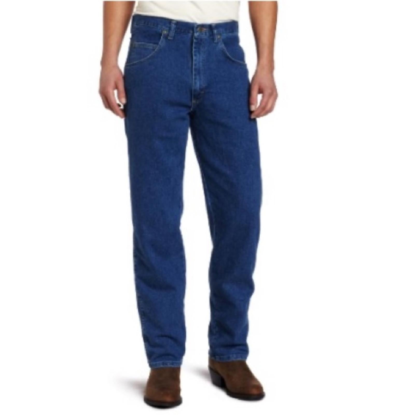 Wrangler Stretch Relaxed Fit Big & Tall Jeans, Stonewash Size 50 X 30 New w/Tag
