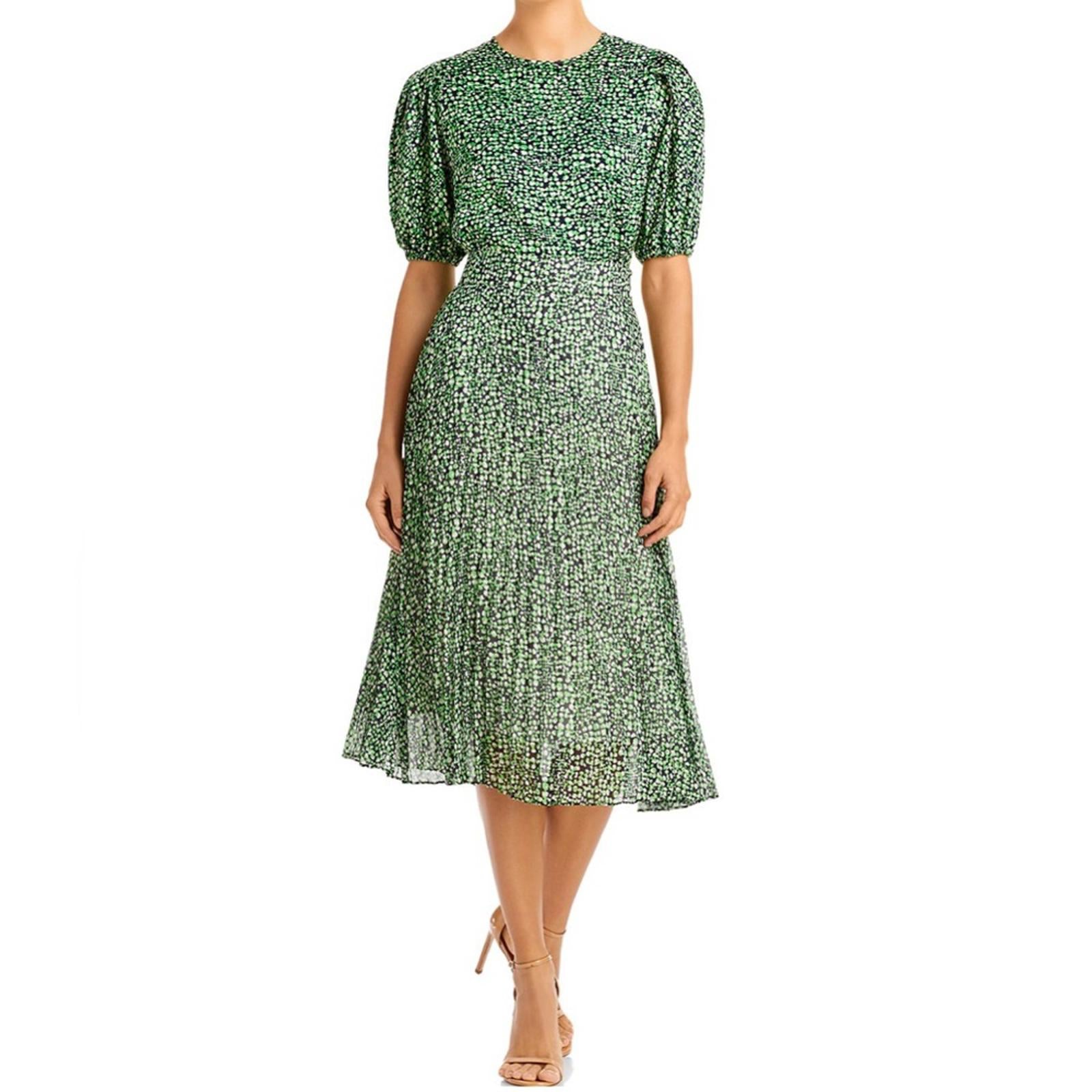 BOSS Vaplina Pleated Skirt in Midnight Fantasy, Size 2 New w/Tag, Retail $278