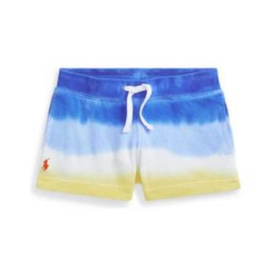 Polo Ralph Lauren Ombré Dip Dye Terry Shorts, Lighthouse Blue, NWT, Size 3/3T
