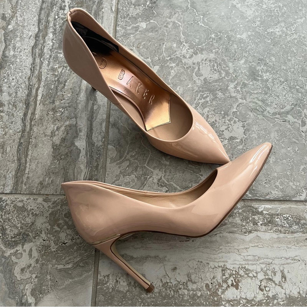 Ted Baker London Blush Pumps Pointed Toe Nude Shoe Size US10.5 EU41 NEW