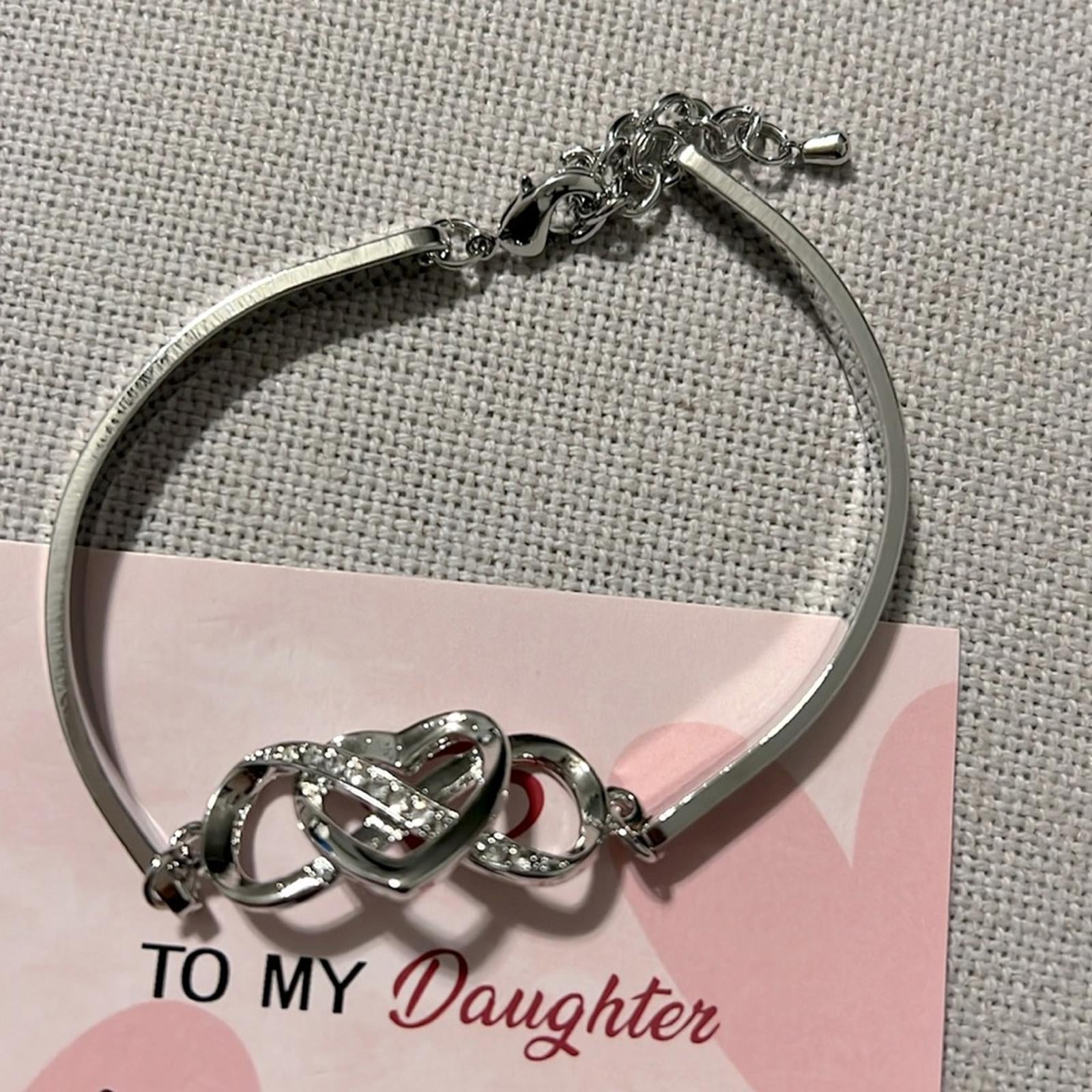 Beautiful Silver “Daughter” Bracelet New with Tag