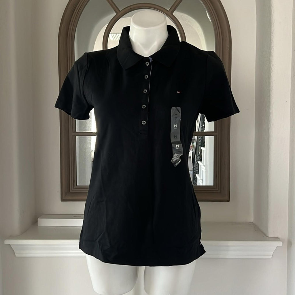 Tommy Hilfiger Heritage Polo Shirt in Black, Size M New w/Tag