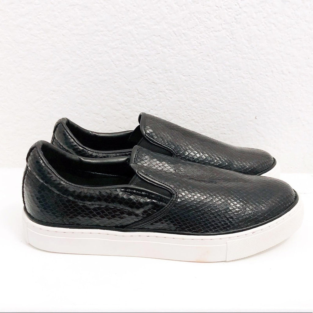 Comme des Garçon Embossed Sneakers Slip-On Shoes, Black/White Size 11 New in Box