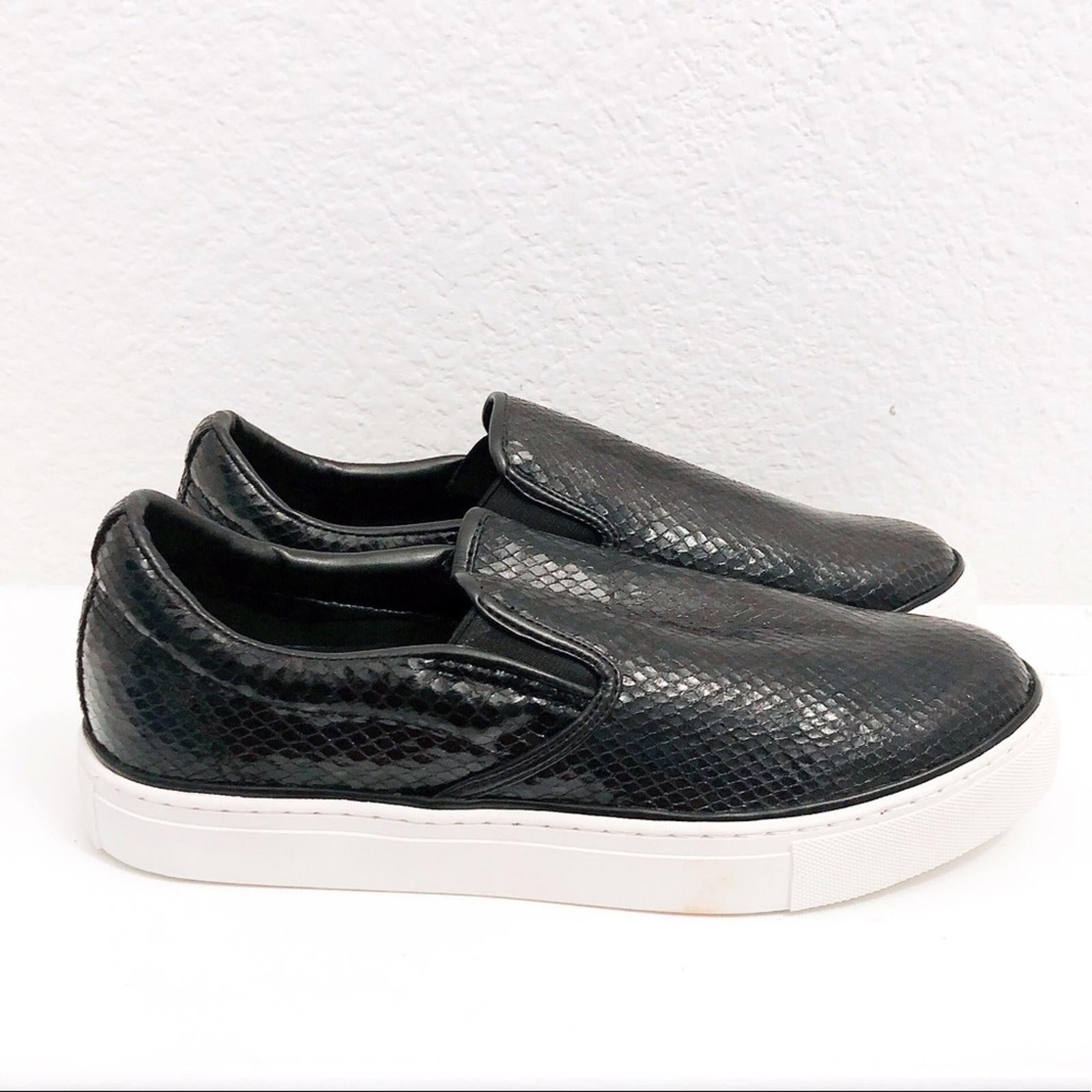 Comme des Garçon Embossed Sneakers Slip-On Shoes, Black/White Size 11 New in Box