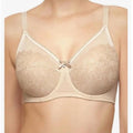 WACOAL Retro Chic Lace Bra w/Mesh Detail, Nude/Tan Size 32DDD EXCELLENT! $68