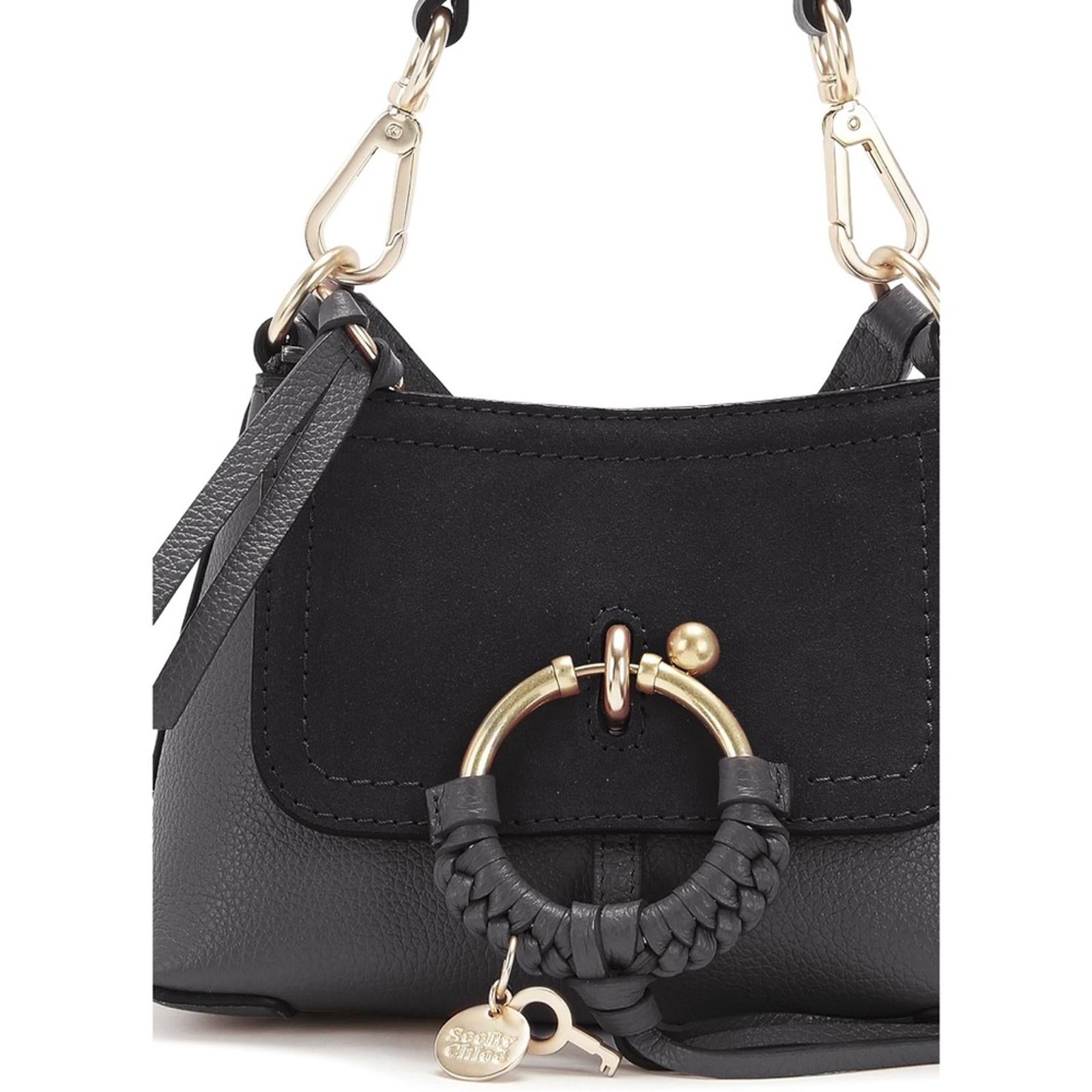 See by Chloe Joan Small Hobo Bag in Black, EXCELLENT!